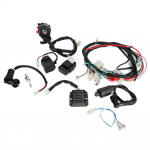 Elektriline juhtmestik Juhe CDI komplekti tarvik ATV QUAD mootorrattale 200 300cc must