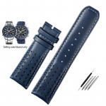 22mm 23mm Veisenahast K&auml;ekella Rihm CITIZEN Blue Angel Generation Meeste Kellale AT8020-54L AT8020-03L Seeria K&auml;epael 22mm