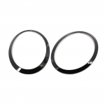 2 tk Jet Black Esitulede Viimistlusring MINI F55 F56 F57 13-17 jaoks 51712355791 51712355798 Vasak & Parem Kaunistusringide Komplekt