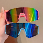 2TK Jalgrattas&otilde;idu P&auml;ikeseprillid Lastele Lastele S&otilde;itmiseks P&auml;ikeseprillid Poistele T&uuml;drukutele Mood V&auml;ljas Tuulekindlad Prillid UV-kindlad Varjud