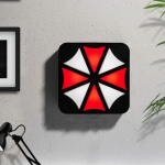 Lampe 3D Resident Evil Logo - - - Grupo Erik must