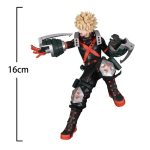 Anime MHA Kuju Midoriya Izuku Tegevuskuju Bakugou Katsuki kuju V&otilde;itlusstiilis Mudel Kollektsiooninukk M&auml;nguasi Poistele T&uuml;drukutele Kingitused 16CM black