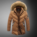 Meeste Talvine Soe Paks Kapuutsiga Fliisist Parka Meeste Vabaaja Tuulekindel Karvkraega Jakk Mantel Meeste Mood Puuvillapolsterdatud Parka &Uuml;ler&otilde;ivas XXXL