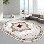 Ovaalne luksuslik elutoa vaip Kodu kaunistus Lihtne suur diivanilaud Vaibad Pestavad vaibad magamistuppa Voodi k&otilde;rvale P&otilde;randale Pehmed matid 200x300cm 78.7x118in