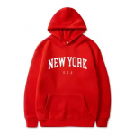 Mehed Naised New York U.S.A Linn Kapuutsiga Pusad Mood Kirjaga Prindiga Graafilised Dressipluusid Lahtised Vabaaja Harajuku Kapuutsiga Pullover Sportr&otilde;ivad 3XL