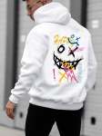 &Otilde;nnelik S&otilde;na Naljakas Isiksus V&auml;rviline Muster Kapuutsiga Jakk Meeste Tasku Koomiksid Pullover S&uuml;gis Pehme T&auml;navar&otilde;ivad Mood Hip Hop R&otilde;ivad S