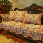 Euroopa žakaarv&auml;rvi diivanipadi &scaron;enill L-kujuline diivanikate seeliku&auml;&auml;rega libisemisvastased kulumiskindlad diivanir&auml;tikud padjap&uuml;&uuml;rid 60x60cm 1pcs