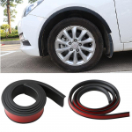 Universaalne Fender Flare auto rataste kulmude kaitse huuleratta kaare trimmikaare pikendajad dekoratiivsed kriimustuskindlad autod D type 1.5 meters