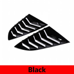 For Subaru BRZ for Toyota 86 2022 ABS carbon fiber/Black Rear Window Louvers Spoiler Panel trim cover Stickers Auto must