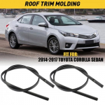 Tilguti k&uuml;ljeliistu viimistlusliistude komplekt vasak ja parem 2014-2017 Toyota Corolla katusele