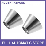 2 pcs Mandrel Exhaust Bend Elbow Pipe Stainless Steel for Car 1.5 OD to 3 OD