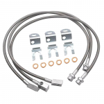 Auto pikendatud roostevabast terasest pidurivoolikud Jeep Wrangler TJ YJ 84-01 Cherokee XJ 87-06 jaoks