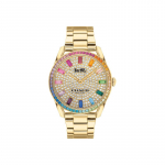 Coach Preston 36mm kullatud roostevabast terasest korpus kuldse tooniga metallk&auml;epaelaga Naiste 14503657 kuld