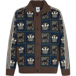 Adidas Originals FW25 Meistriteos Jakk-kampsun J&auml;nese Aasta Piiratud CNY Uusaasta V&auml;ljaanne Polo krae Spordilik L&otilde;tv Pikkade varrukatega Kootud topp KT0715 M