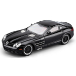 1/24 BENZ SLR Sulamist Klassikaline Sportauto Mudel Diecasts Metall Radas&otilde;iduauto S&otilde;idukid Mudel Simulatsioonheli ja valgusega Laste M&auml;nguasjad Kingitus must
