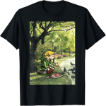 Nintendo Zelda Link Pargis Foto Graafiline T-s&auml;rk T-s&auml;rk XXXL beige