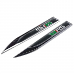 Autode stiil 2 tk VRS 3D metallkleebise tarvikud Skoda S OCTAVIA A7 VRS MK2 MK3 A5 Superb Rapid Kodiaq Karoq Fabia Kamiq jaoks VRS
