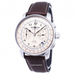 Renoveeritud Zeppelin Series LZ126 7614-5 76145 Saksamaal valmistatud meeste k&auml;ekell beež