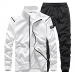Meeste spordir&otilde;ivaste komplekt Kvaliteetne Spordidress Meeste S&uuml;gis&uuml;likonnad 2-osaline Spordi&uuml;likond Meeste Moer&otilde;ivad Suures suuruses 7xl XXXXXL valge