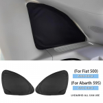 P&auml;ikesekaitse Kolmnurk Fiat 500 2008- Abarth 595 2012-   Vasakpoolse rooliga Parempoolse rooliga Auto Tagumine Lasteistme Kardin Varikatus 1Pair
