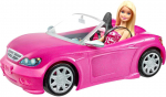 Barbie ja armas roosa auto ning tarvikud 3 ja DJR55 [Riietuv nukk/S&otilde;iduk] [Nukk kaasas] [Vanematele lastele] roosa