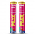The Plant Fix Plix Glutationi kihisevad tabletid 500mg selge s&auml;rava noorusliku naha jaoks Pakk 2 x 15 tabletti Maasikas