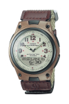 Casio Collection K&auml;ekell Cross Ivory x Sand Beige AW-80V-5BJF Meeste Rihm, beež