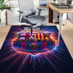 1 tk FCB Vaip Libisemisvastane Pol&uuml;ester P&otilde;randamatt kontorisse, Magamistuppa 80cm by 120cm gray