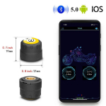 Mootorratta TPMS Bluetooth 5.0 Rehvir&otilde;hu j&auml;lgimiss&uuml;steem 2 tk v&auml;listundurit