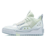 Li Ning NO.258 New Journey Abrasion Resistant Breathable Mid top Skateboard Shoes Women's Freshwater Green AGCR312-4 35
