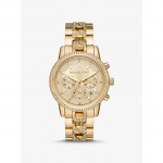 Michael Kors Suur Bryant Pav&eacute; Kuldse Tooni Kettk&auml;ev&otilde;ru Kell MK6937 kuld