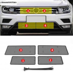 For Volkswagen VW Tiguan 2016 - Accessories Front Grille Grill ert Net ert Screening Mesh Protection Trim Exterior Kit Model B