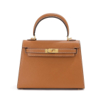 Teise p&otilde;lvkonna crossbody kott Kerge Luksuslik Veisenahk K&otilde;rge kvaliteediga tunne Ehtne nahk Mitmek&uuml;lgne Moodne &Uuml;he &otilde;la k&auml;ekott Naiste Mini 19 x 6 x 13cm kuldpruun v&auml;rv