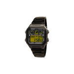 CASIO Custom Collection Kvartsmehhanismiga Roostevabast Terasest Rihmaga K&auml;ekell Meeste Kellad Must T&auml;hik AE-1300WH-8A(Watch5--) Black Dial Yellow Glass