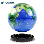 8 Levitatsioonigloobus 20cm Ujuv Gloobuse Lamp Magnetiline Levitatsioon Dekoor Puutetundlik Juhtimine Laste Haridus Kontorilaua Kodu Dekoor AU Plug