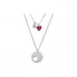 Swarovski Crystal Wishes S&uuml;damikuga Komplekt Kaelakee Naiste kaelakee 5255351 Box (Random Color)