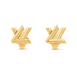 Louis Vuitton Logo Go-14 Metallnaastudega K&otilde;rvar&otilde;ngad Naiste k&otilde;rvar&otilde;ngad Kuldne M01621 F,Gold