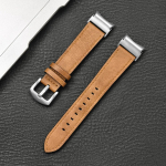 Nahkrihm Samsung Galaxy Watch 6 Classic 47mm 43mm jaoks Rihm Ilma Vahedeta K&auml;ev&otilde;ru Correa Galaxy Watch 7 6 5 4 5Pro 45MM jaoks Rihm Watch 4 Classic 46mm brown