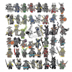 Uus 48-osaline komplekt Ninjago minikujukeste komplekt tegevusfiguurid laste m&auml;nguasjad s&uuml;nnip&auml;evapeo kingitused t&auml;iskasvanutele ja lastele poistele ja t&uuml;drukutele