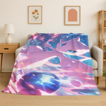 Armas Pokemon Pikachu Multifilmi Flanellist Tekk Pehme Soe Visketekk Magamistoa elutoa Voodi Reisi Telkimiseks Piknikuks Lapsed 75x100cm gray