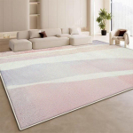 Lihtne gradiendiga elutoa vaip libisemisvastane suur vaip t&uuml;druku tuppa vanemate kaunistus kergesti puhastatav tualettlaua matt 60*90cm white