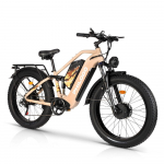 Elektriratas PHILODO JUMBO, 3000W mootor, 48V 23Ah aku, tippkiirus 56 km/h, s&otilde;iduulatus 150 km, 26x4,0-tollised rehvid kollane