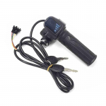 E-ratta t&auml;isp&ouml;&ouml;rdega gaasik&auml;epide koos aku n&auml;idikuga &Uuml;hilduv Ridstar Q20/Q20Lite/Q20Pro/H20/H26Pro/H20 Pro Elektrijalgrattaga 48