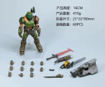 17cm Figma Sp-140 Doom Slayer Eternal Tegevuskuju Anime H&auml;vitaja S&otilde;dalane Liigutatav Mudel Kuju Kollektsioon Lauaarvuti Kaunistus M&auml;nguasi Kingitus