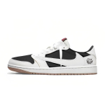 Jordan x Travis Scott Air Jordan 1 Panda Piimvalge Polsterdus Libisemisvastane Madal Pealne Vintage Korvpallijalatsid Naiste DZ4137-700(Team1946-) 35.5