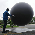 72 Lateksist Suur Punane &Otilde;hupall Pidustusteks - Paksendatud Ilmapall Pulmadeks & Suurte Avamisteks 96-inch Large Black Balloon 200g