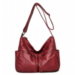 PU Nahast &Otilde;lakott Naiste Crossbody K&auml;ekott Vintaažistiilis Mitme Taskuga Moodne Totes Kott