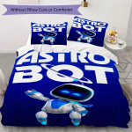 ASTRO BOT Muster Voodipesu komplekt Tekikate Padjap&uuml;&uuml;r Kodu kaunistus S&uuml;nnip&auml;evakingitus (1 * tekikott + 2 * padjap&uuml;&uuml;ri ilma s&uuml;damikuta) 135x200cm white