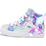 Skechers Twinkle Toes Mugavad Moodsad Libisemiskindlad Vastupidavad K&otilde;rged Laste Tossud Laste tossud Lilla 314325L-LVMT 30 white