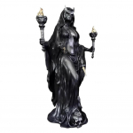 &Ouml;&ouml; heks Hekate Kreeka jumalanna oma maagiliste koertega Skulptuur Allilma valguss&otilde;numitooja Vaikne kuju